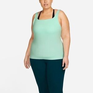 NEW Nike Yoga Luxe Shelf-Bra Dri Fit Plus Size Tank Top
